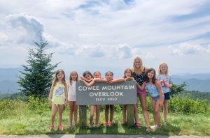 girls at mountain overlook