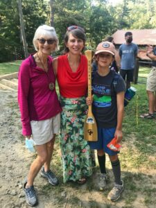 family at camp