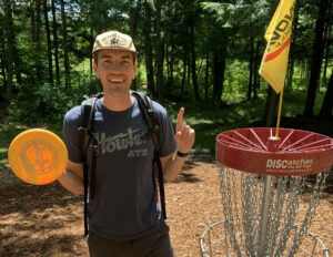 disc golf man